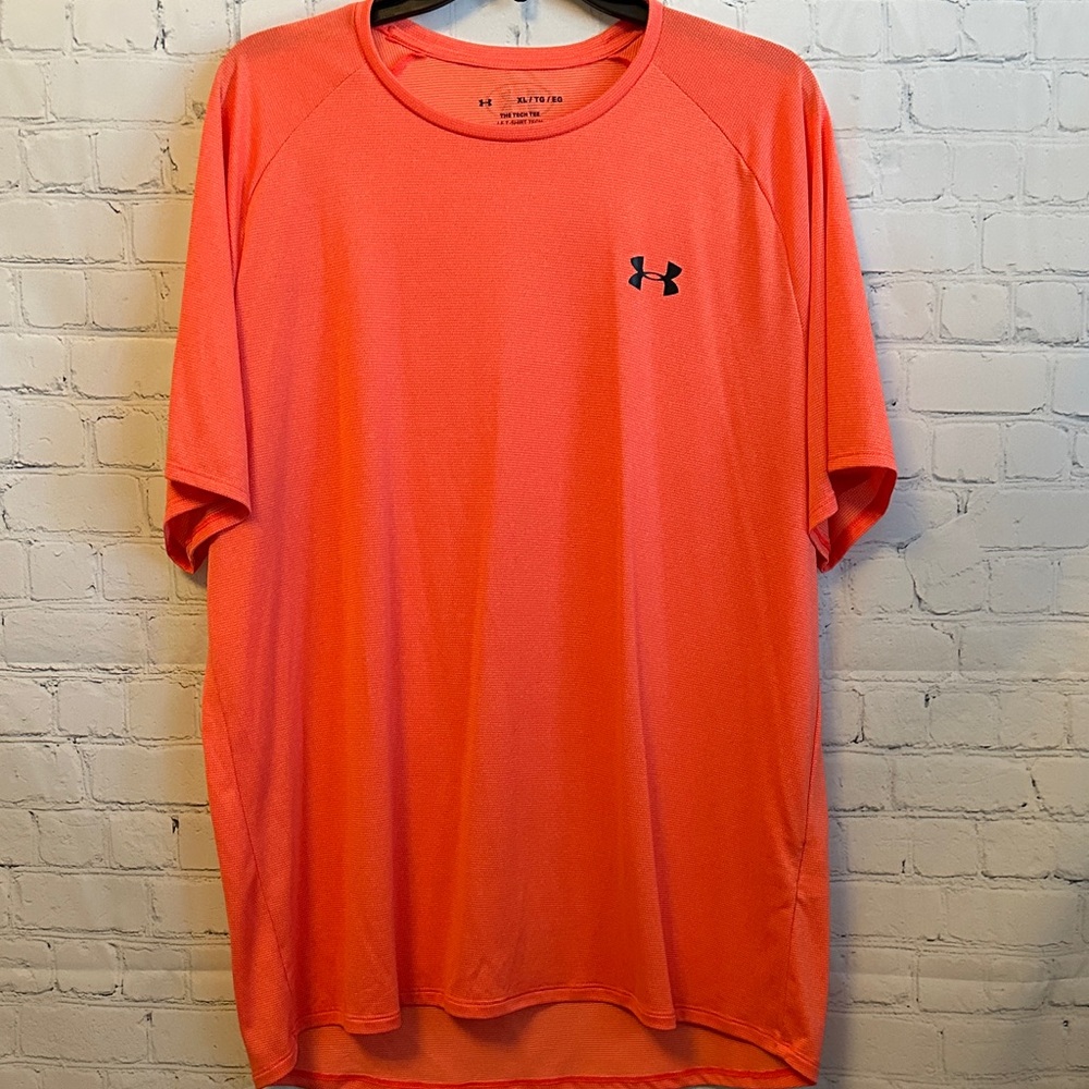 Under Armour Men's Bright Orange Short Sleeve Tee